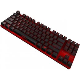 Ozone Teclado AZERTY Francés retroiluminado Strike Battle (Cherry MX Red)