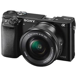 Réflex - Sony Alpha 6000 - Negro/Gris + Sony E PZ 16-50mm f/3.5-5.6 + E 55-210mm f/4.5-6.3