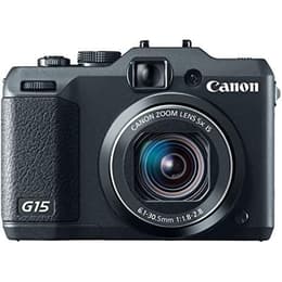 Compacta - Canon PowerShot G15 - Negro + Canon Zoom Lens 5x IS 25-300mm f/1.8-2.8