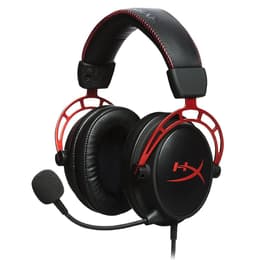 Cascos reducción de ruido gaming con cable micrófono Hyperx Cloud Alpha - Rojo/Negro