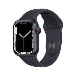 Apple Watch (Series 7) 2021 GPS + Cellular 41 mm - Aluminio Negro - Correa deportiva Negro