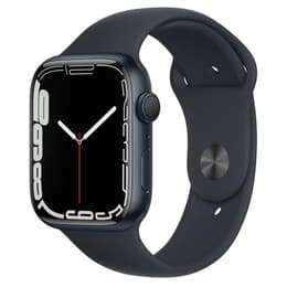 Apple Watch (Series 7) 2021 GPS 45 mm - Aluminio Negro - Correa deportiva Negro