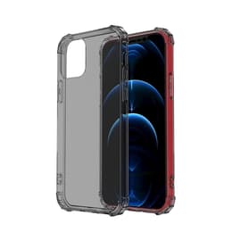 Funda iPhone 12/12 Pro - Silicona - Negro/Transparente