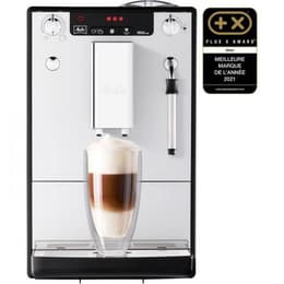 Cafeteras express combinadas Machine a Cafe a Café broyeur a Grain MELITTA Solo & Milk - Argent