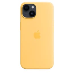 Funda de silicona Apple iPhone 14 Plus - Magsafe - Silicona Amarillo