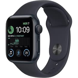 Apple Watch (Series SE) 2021 GPS 40 mm - Aluminio Medianoche - Correa deportiva Negro