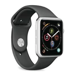 Apple Watch (Series 4) 2018 GPS 44 mm - Aluminio Plata - Deportiva Negro