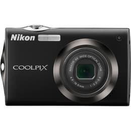 Cámara compacta Nikon Coolpix S4000 - Negro + Objetivo Nikkor 4x Wide Optical Zoom 27-108mm f/3.2-5.9