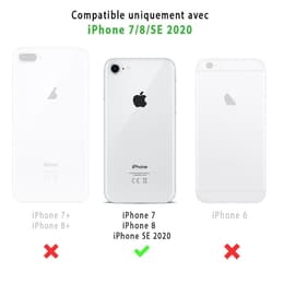 Back Market Funda iPhone 7/8/SE 2020/2022 y pantalla protectora - Plástico reciclado -