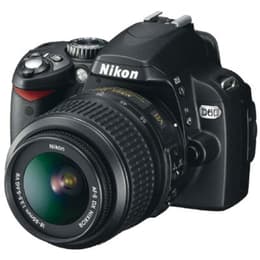 Réflex - Nikon D60 - Negro + Objetivo Nikon AF-S DX Nikkor 18-70mm f/3.5-4.5G IF-ED