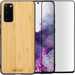 Funda Galaxy S20/S20 5G y pantalla protectora - Madera - Madera