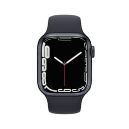Apple Watch Series 7 (2021) GPS 41 mm - Aluminio Medianoche - Correa deportiva Negro