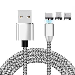 Cargador Smartphone Shop-Story Magnetic Cable Silver