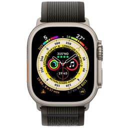 Apple Watch Ultra 2 (2023) GPS + Cellular 49 mm - Titanio Titanio natural - Correa Loop Trail Negro