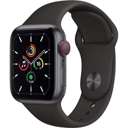 Apple Watch (Series SE) 2020 GPS + Cellular 44 mm - Aluminio Gris espacial - Correa deportiva Negro