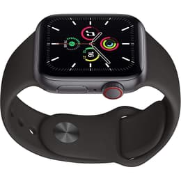 Apple Watch (Series SE) 2020 GPS + Cellular 44 mm - Aluminio Gris espacial - Correa deportiva Negro