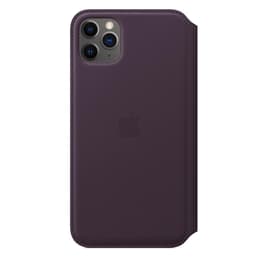 Funda Folio Apple iPhone 11 Pro Max - Piel Berenjena