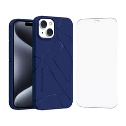 Back Market Funda iPhone 13 y pantalla protectora - GRS 4.0 Plástico reciclado - Azul