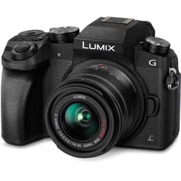 Híbrida Lumix DMC-G7 - Negro + Panasonic Lumix G Vario 14-42mm f/3.5-5.6 II ASPH Mega OIS f/3.5-5.6