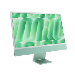 iMac 24" (2024) M4 de Apple con CPU de 8 núcleos GPU de 8 núcleos - 256 GB SSD - 16 GB AZERTY - Francés Vidrio estándar