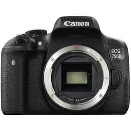 Réflex - Canon EOS 750D Negro + Objetivo Canon EF-S 18-55mm f/3.5-5.6 III
