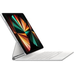 iPad Magic Keyboard 12.9" (2020) Inalámbrico - Blanco - AZERTY - Francés