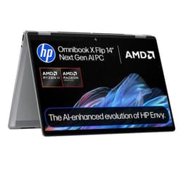HP OmniBook X Flip 14" Ryzen AI 7 2 GHz - SSD 1 TB - 32GB - QWERTY - Inglés