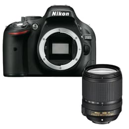 Réflex D5200 - Negro + Nikon AF-S Nikkor 18-140mm f/3.5-5.6 G ED VR f/3.5-5.6 G ED VR