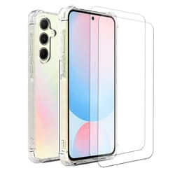 Funda Galaxy A56 y 2 protectores de pantalla - TPU - Transparente