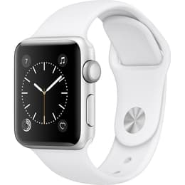 Apple Watch (Series 2) 2016 GPS 42 mm - Aluminio Plata - Deportiva Blanco