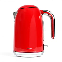 Livoo DOD180R Rojo 1,7000L - Hervidor de agua eléctrico