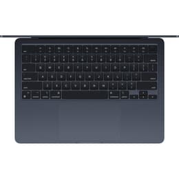 MacBook Air 13" (2024) - M3 de Apple con CPU de 8 núcleos y GPU de 10 núcleos - 8GB RAM - SSD 256GB - Pantalla estándar - QWERTY - Italiano