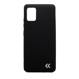 Funda Galaxy A51 5G y pantalla protectora - Plástico - Negro