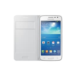 Funda Galaxy Core 4G - Piel - Blanco