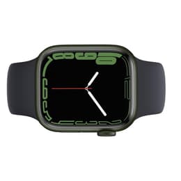 Apple Watch (Series 7) 2021 GPS + Cellular 45 mm - Aluminio Verde - Correa deportiva Negro