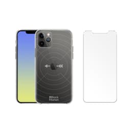 Back Market Funda iPhone 11 Pro y pantalla protectora - GRS 4.0 Plástico reciclado - Transparente