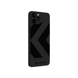 Back Market Funda iPhone 11 Pro y pantalla protectora - Plástico reciclado - Negro (Chevron)