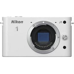 Cámara Híbrida - Nikon 1 J1 Sin objetivo - Blanco