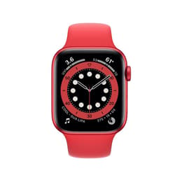 Apple Watch (Series 6) 2020 GPS 44 mm - Aluminio Rojo - Correa deportiva Rojo