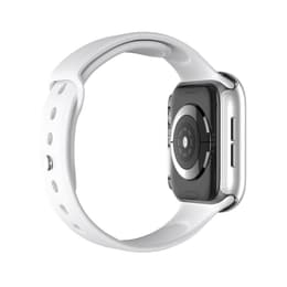 Apple Watch (Series 4) 2018 GPS + Cellular 44 mm - Aluminio Plata - Correa deportiva Blanco