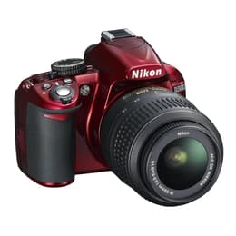 Reflex - Nikon D3100 - Rojo + Lente Nikkor 18-55mm VR