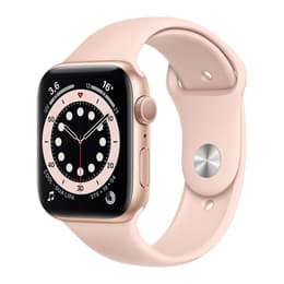 Apple Watch (Series 6) 2020 GPS + Cellular 44 mm - Aluminio Oro - Correa deportiva Rosa