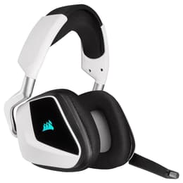 Cascos reducción de ruido gaming wireless micrófono Corsair Void RGB Elite Wireless - Blanco