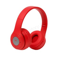 Cascos con cable + inalámbrico micrófono Siroco MUSIVO_R - Rojo