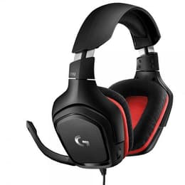 Cascos gaming con cable micrófono Logitech G332 - Negro