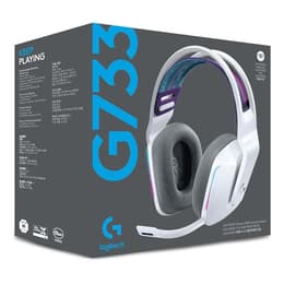 Cascos gaming wireless micrófono Logitech G733 LightSpeed - Blanco