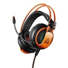 Cascos reducción de ruido gaming cableado micrófono Canyon Corax Gaming Headset CND-SGHS5 - Negro/Naranja