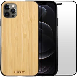 Funda iPhone 12 Pro Max y pantalla protectora - Madera - Marrón