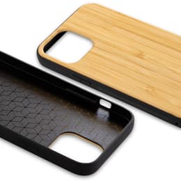 Funda iPhone 12 Pro Max y pantalla protectora - Madera - Marrón