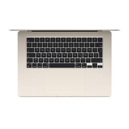 MacBook Air 15" (2023) - M2 de Apple con CPU de 8 núcleos y GPU de 10 núcleos - 8GB RAM - SSD 256GB - QWERTZ - Alemán